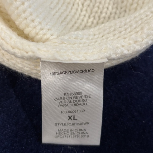 Copper Key Cream Cable Knit Turtleneck Sweater NWOT - Picture 7 of 8